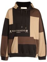 Mastermind World hoodie en coton à design colour block - Marron