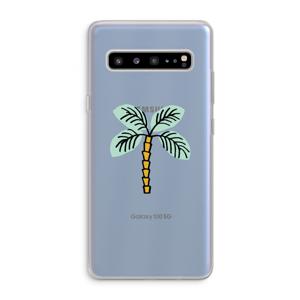 Palmboom: Samsung Galaxy S10 5G Transparant Hoesje