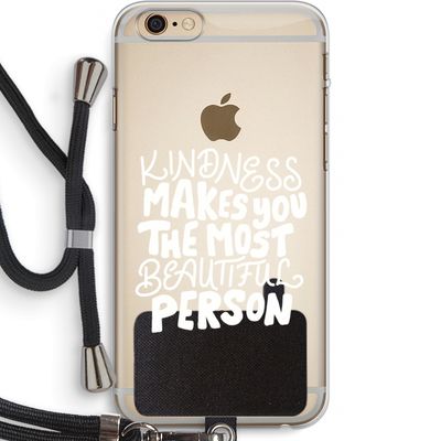 The prettiest: iPhone 6 PLUS / 6S PLUS Transparant Hoesje met koord