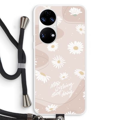 Daydreaming becomes reality: Huawei P50 Transparant Hoesje met koord
