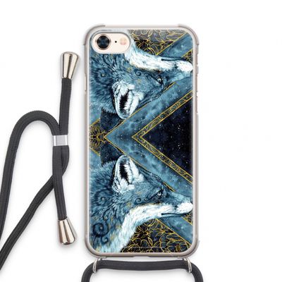Golden Fox: iPhone 7 Transparant Hoesje met koord