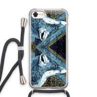 Golden Fox: iPhone 7 Transparant Hoesje met koord