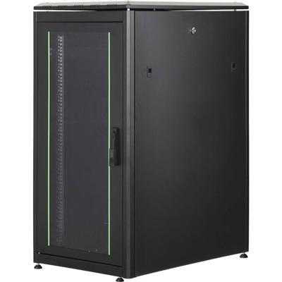 Digitus DN-19 22U-6/8-B-1 19inch-patchkast (b x h x d) 600 x 1164 x 800 mm 22 HE Zwart (RAL 9005)