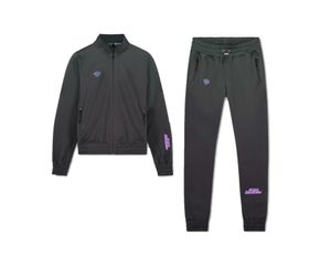 Black Bananas Invader Trainingspak Dames Black/Dark Green - Maat XS - Kleur: Zwart | Soccerfanshop