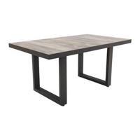 VDG Darwin lounge dining tafel 140 x 85 cm. - antraciet