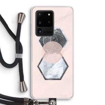 Creatieve toets: Samsung Galaxy S20 Ultra Transparant Hoesje met koord