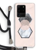 Creatieve toets: Samsung Galaxy S20 Ultra Transparant Hoesje met koord