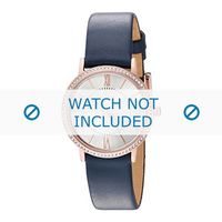 Horlogeband DKNY NY2553 Leder Blauw 14mm - thumbnail