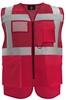 Korntex KX808 Multifunctional Hi-Vis Mesh-Vest Athens - Red - 4XL - thumbnail