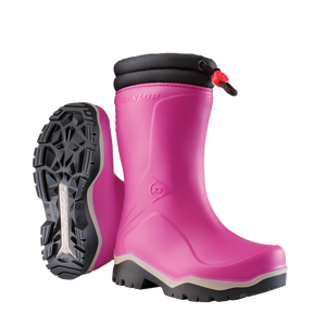 Dunlop K374061 Blizzard Kinderlaars gevoerd PVC Roze/Grijs/Zwart - Maat 31 - 00.032.005.31