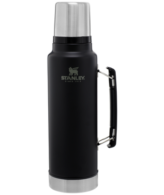 Stanley The Legendary Classic Bottle 1.0L / 1.1Qt Isolatiefles Matte Black 1L