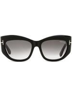 TOM FORD Eyewear lunettes de soleil Brianna à monture papillon - Noir