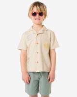 HEMA Kinderoverhemd crepe ecru (ecru)