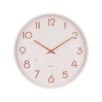 Karlsson Wandklok Pure ø40cm - Wit - Rond