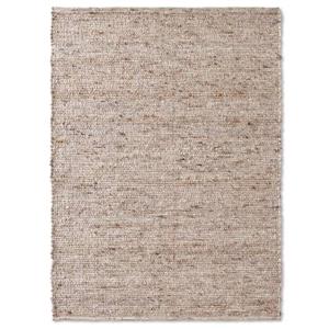 Tapeso Wollen vloerkleed - Bokn beige - 250x340 cm