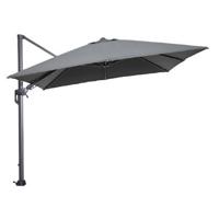 Garden Impressions Hawaii zweefparasol 300x300 c. black - donker grijs