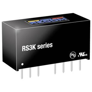 RECOM RS3K-2412SZ/H3 DC/DC-converter, print 24 V 12 V 0.25 A 3 W Aantal uitgangen: 1 x Inhoud 1 stuk(s)