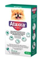 Krka ataxxa spot on hond (<4 KG 200 MG/40 MG 3 PIP)