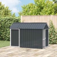 Vogelkooi Antraciet 215 x 112 x 141 cm Gegalvaniseerd staal