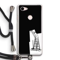 Musketon Painter: Pixel 3 Transparant Hoesje met koord