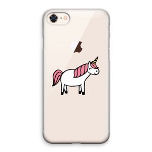 Eenhoorn: iPhone 8 Transparant Hoesje
