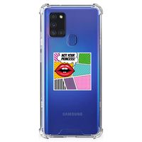 Samsung Galaxy A21s Anti Shock Bumper Case Popart Princess