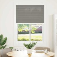 VidaXL Plissé rolgordijn 85x100 cm stofbreedte 84,4 cm antraciet