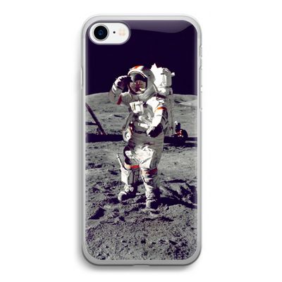 Spaceman: iPhone SE 2020 Transparant Hoesje