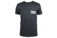 Look Mum No Hands! Little Logo T-shirt Zwart/Wit Look Mum No Hands! Little Logo T-shirt Zwart/Wit