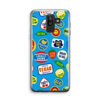 Fruitsticker: Samsung Galaxy J8 (2018) Transparant Hoesje