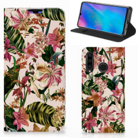 Huawei P30 Lite New Edition Smart Cover Flowers - thumbnail