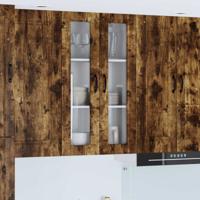 Keukenkast Gerookt eiken 60 x 31 x 100 cm Bewerkt hout