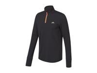 CRIVIT Heren sportshirt met smartwatch opening (Zwart, L)