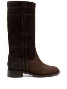 Scarosso bottes Tess 30 mm en daim - Marron