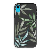 Tropical watercolor leaves: iPhone XR Biologisch afbreekbaar hoesje
