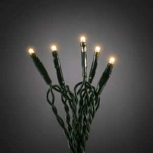 Konstsmide 6555-870 Micro-lichtketting met app-besturing Binnen Energielabel: E (A - G) werkt op het lichtnet Aantal lampen 200 LED Barnsteen Verlichte lengte: