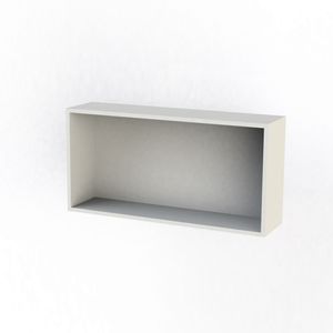 Opbouwnis Arcqua Alcove 60x30x10 cm Solid Surface Mat Wit