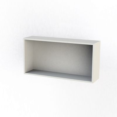 Opbouwnis Arcqua Alcove 60x30x10 cm Solid Surface Mat Wit