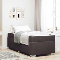 Bedframe Donkerbruin 80 x 200 cm Stof