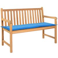 VidaXL Tuinbankkussen 100x50x3 cm oxford stof blauw