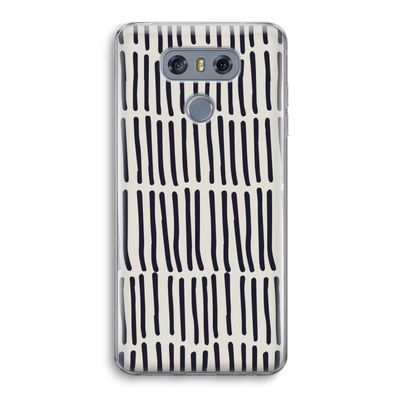 Moroccan stripes: LG G6 Transparant Hoesje