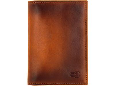 Senza Senza Desire Leather Card Holder Burned Cognac