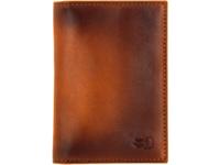 Senza Senza Desire Leather Card Holder Burned Cognac