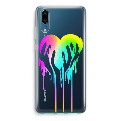 Hold My Heart: Huawei P20 Transparant Hoesje