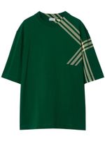 Burberry t-shirt en coton à carreaux - Vert - thumbnail