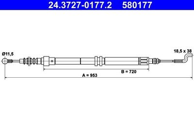 Handremkabel 24372701772