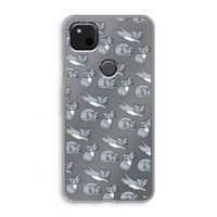 Poezen: Google Pixel 4a Transparant Hoesje