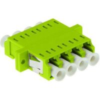 ACT Fiber optic LC-LC duplex adapter multimode OM5 flange - thumbnail