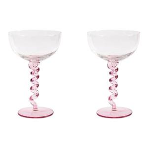 &k amsterdam Spiral Coupe 2 st. - Roze