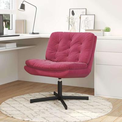 Draaibare Relaxstoel Wijnrood 63 x 75 x 76 cm Fluweel